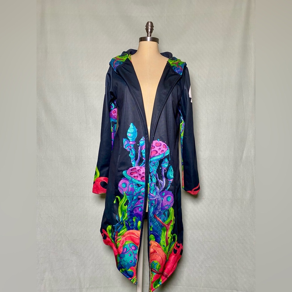 Colorful Wakaan Scummy Bears Hooded Duster